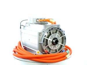 มอเตอร์ไฟฟ้ากระแสสลับ2.5kw 38kw มอเตอร์แบบอะซิงโครนัส AC เหมาะสำหรับรถขนาดเล็ก - Product Image 3
