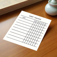 Bloc-notes promotionnel personnalisé en papier offset avec logo privé, planificateur hebdomadaire détachable pour entreprise