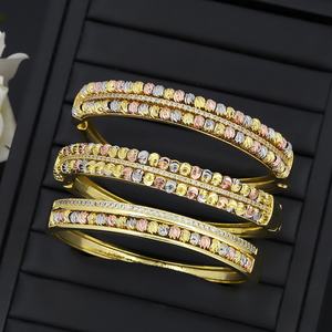 Pulseras de Moda con Cuentas al por Mayor de Fábrica JXX, Brazaletes de Oro, Joyería de Dubái, Pulseras de Oro para Mujer - Product Image 1