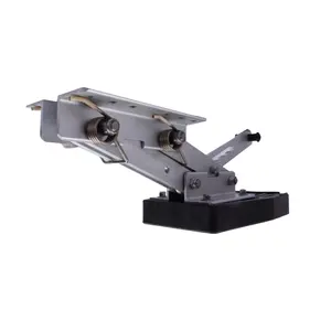 Auxiliar Heavy Duty Electric Motor Mount Outboard Suportes Fábrica Fornecimento Marine Boat Aço Inoxidável Prata Alumínio Brochar