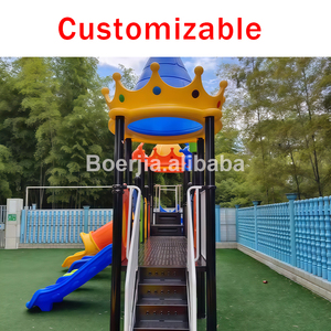 Conception sûre en plastique de LLDPE de qualité marchande de glissière de tunnel de terrain de jeu extérieur d'enfants pour la zone de <span class=keywords><strong>centre</strong></span> d'amusement d'école - Product Image 4