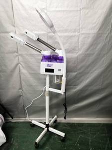 Appareil de soin du visage 3-en-1 chaud et froid avec lampe loupe et anneau lumineux pour salon, sauna, vapeur, ozonateur, vaporisateur facial - Product Image 2