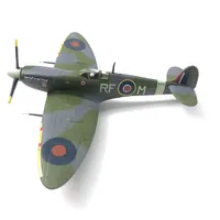 Modèle d'avion de chasse Spitfire de la Seconde Guerre mondiale à l'échelle 1:72, en alliage, produit fini, jouet de collection