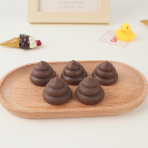 Jouet Squishy Poo Mochi en TPR souple, vente en gros, cadeaux collants, jouet anti-stress fantaisie en forme de caca à presser - Product Image 2