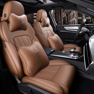 Alta Calidad 360 °   Funda de Asiento de Cuero Nappa de Protección Total para 5 Plazas, Cojín para Asiento de Coche para <span class=keywords><strong>Audi</strong></span> A6l - Product Image 2