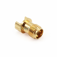 Conector Coaxial RF de 2.92mm para PCB, Montaje en Borde, DC-43.5GHz, Bajo VSWR, 50 Ohm, Jack Hembra, Microndes de Precisión, Chapado en Oro