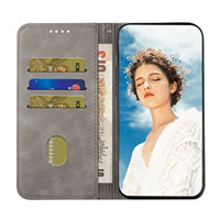 Étui portefeuille en PU à rayures S avec coque intérieure souple en TPU, 3 emplacements pour cartes, pochette à monnaie et support intégré, protection intégrale pour iPhone 17 Samsung S26 A57