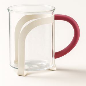 Seecin Set di Due <span class=keywords><strong>Tazze</strong></span> <span class=keywords><strong>da</strong></span> Caffè in Vetro, Comode <span class=keywords><strong>da</strong></span> Usare, in Vetro Borosilicato di Alta Qualità, <span class=keywords><strong>Tazze</strong></span> Personalizzate per Uso Domestico - Product Image 4