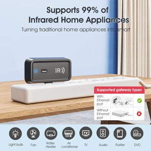 Tuya WiFi IR-Fernbedienung Smart Home Universalfernbedienung für Klimaanlage, TV, DVD Kompatibel mit <span class=keywords><strong>Alexa</strong></span> Google Home - Product Image 5