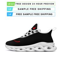 Chaussures de course à semelle lame style gothique personnalisées avec impression à la demande, graphiques sur mesure OEM/ODM pour hommes et femmes FN003-26025002-8