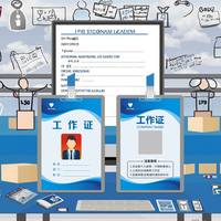 Porta Tarjetas de Identificación y Credenciales de Plástico Rígido PC/PVC, Impermeable, con Tecnología NFC de 13.56 MHz, Venta al Por Mayor