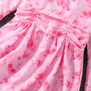 HIPPO KIDS Robe pour <span class=keywords><strong>12</strong></span> <span class=keywords><strong>ans</strong></span> Robe à fleurs pour enfants 2024 Vêtements pour adolescents Filles - Product Image 4