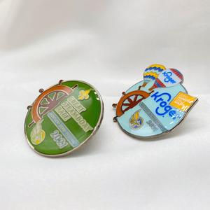 맞춤형 라펠 핀 자석 배지 제조업체 최소 주문 없음 맞춤형 로고 금속 라펠 하드 소프트 에나멜 핀 - Product Image 3