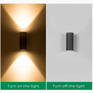 <span class=keywords><strong>Applique</strong></span> murale LED nordique pour extérieur, jardin, haut et bas, IP65, étanche, blanc chaud, éclairage pour marches, escaliers, façade de <span class=keywords><strong>maison</strong></span> - Product Image 4