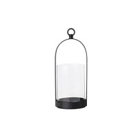 Porte-bougie vintage en métal avec verre hurricane pour bougies piliers, décoration de table de mariage et de Noël, décoration intérieure, cadeau