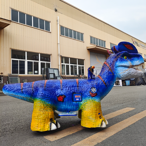 Đồng tiền hoạt động dinosaurio đi xe cho trẻ em điều khiển từ xa đi xe trên khủng long Xe tay ga cho công viên giải trí - Product Image 3
