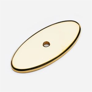 Poignées <span class=keywords><strong>de</strong></span> tiroir <span class=keywords><strong>de</strong></span> placard modernes circulaires rectangulaires ovales, boutons, plaques arrière - Product Image 6