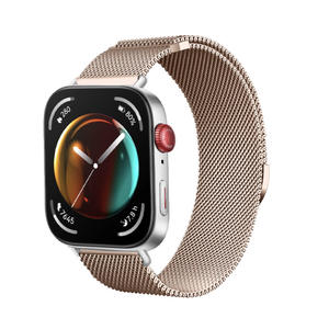 Correa de malla de acero inoxidable Upro para Huawei Watch Fit 3, cierre magnético, correas de repuesto para Huawei Fit 4, brazalete de metal milanesa para reloj. - Product Image 3