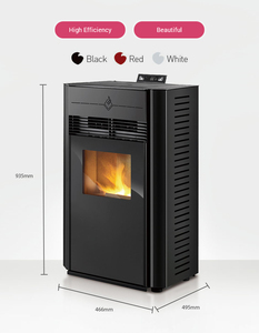 Stufe a Pellet ad alte prestazioni ampiamente utilizzate moderne stufe a Pellet con capacità di tramoggia - Product Image 4
