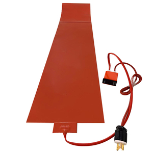 350x2100mm 240W 2000W Flexible Silicone Rubber <b>Heater</b> Resistors for Ski Press with Temperature Controller and USA <b>Plug</b> - Product Image 2