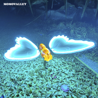 Lámpara Decorativa LED con Forma de Mariposa, IP65, Alas Voladoras, Control Remoto, Navidad, Halloween, Verano, Pascua, Jardín, Exterior