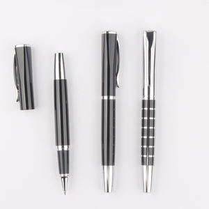 Stylo Gel Métallique Personnalisé avec Logo Gravé et Imprimé, en Acier Inoxydable Classique, pour Fournitures de Bureau – Vente en Gros - Product Image 1