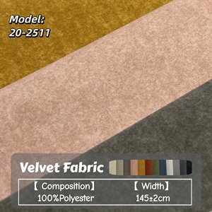 Tessuto in Velluto Olandese <span class=keywords><strong>Babyface</strong></span> 100% Poliestere Morbido per Tappezzeria, Arredamento e Tende - Product Image 1