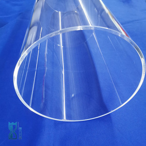 Heating Element 200mm Large Diameter Transparent Glass Quartz Tube