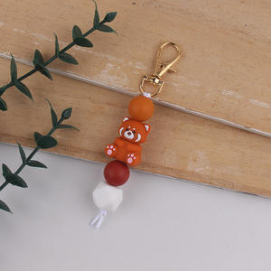 Llavero <span class=keywords><strong>de</strong></span> Oso <span class=keywords><strong>de</strong></span> Silicona Hecho a <span class=keywords><strong>Mano</strong></span> <span class=keywords><strong>de</strong></span> <span class=keywords><strong>Shein</strong></span> Cross-Border, Pequeño Colgante <span class=keywords><strong>de</strong></span> Joyería para Bolso - Product Image 5