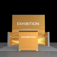 Modulaire 10x10 ft Portable Seg LED Publicité Boîte à Lumière Rétro-Éclairé Salon Stand Affichage pour Expositions Foires