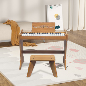 Vente en gros d'instruments Orff de haute qualité, nouveau design, clavier de piano électrique en bois à 37 touches, jouets musicaux - Product Image 1