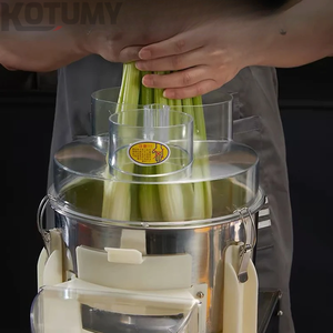 Cortador de verduras multifuncional de acero inoxidable eléctrico comercial, trituradora para cortar verduras para uso doméstico en la cocina - Product Image 4