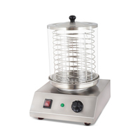 Nouvelle machine à hot-dogs électrique avec chauffe-pains et cuiseur vapeur, machine de cuisson commerciale haute productivité
