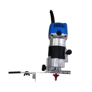 KQ-3701 Laminator Router 450W Industrial Grade 1/4 Inch Chuck Woodworking Tool Wood Trimmer Wood <b>Trimming</b> <b>Machine</b> - Product Image 2