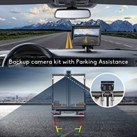 Moniteur LCD TFT HD 7 pouces avec options 800*480/1024*600 IPS AHD720/1080P Aide à l'inversion de voiture avec surveillance de la vue arrière