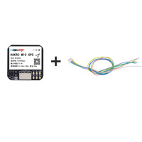 Module GPS HAKRC M10 avec boussole QMC5883, double protocole, entrée 5V, 25x25mm pour avion RC FPV longue portée