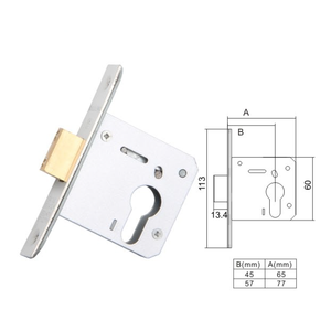 <span class=keywords><strong>Serratura</strong></span> a mortasa con profilo europeo da 47,5 mm per appartamenti moderni, standard britannico, OEM all'ingrosso - Product Image 4