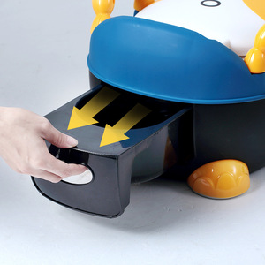 Siège d'apprentissage de la propreté Lebonni pour tout-petits avec poignée et design lapin, chaise de toilette en plastique pour garçons, filles et enfants, utilisation en salle de bain - Product Image 3