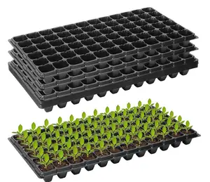 Seed Starter Kit 200 Cell Seed Tray for Seed Germination Plant Grow Kit Plastic Tray Nursery Pots Customized Hot Sale 10 Pack