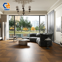 Carreaux d'intérieur rustiques modernes 800x800mm, 9mm d'épaisseur, antidérapants, imitation pierre, résistants aux acides, antibactériens, pour salle de bain