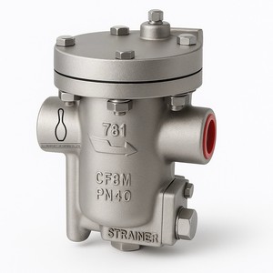 Trampa de Vapor de Montaje Horizontal IB781, Acero Inoxidable SS304 316 316L, 41BAR, Conector Universal Multiconexión, Trampa de Aire de Cubeta Invertida - Product Image 1