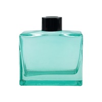 Bouteilles d'huiles essentielles en verre carrées de haute qualité, blanc éclatant, pour la maison, plusieurs couleurs, vides, vente en gros