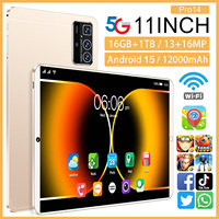 Tablette PC Pro 14 11 pouces Cargo Phablet 16 Go + 1 To 108 MP 8000 mAh 4G/5G Double SIM Écran Capacitif Android 15 Octa Core