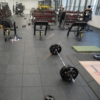Schnelle und einfache Installation ungiftiger Fitnessstudio-Sportfliesen mit ineinandergreifenden Schnallen Gummi-Bodenmatte für Garage Fitnessstudio