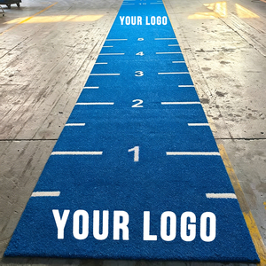 Tapis de <span class=keywords><strong>gazon</strong></span> <span class=keywords><strong>synthétique</strong></span> PE durable avec logo OEM pour piste de luge, tapis de course personnalisé en mètres pour salle de sport, <span class=keywords><strong>gazon</strong></span> artificiel pour entraînement physique - Product Image 2