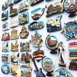 Aimants de réfrigérateur en résine peinte, souvenirs de voyage italiens, vente en gros transfrontalière directe fabricant, style européen - Product Image 3