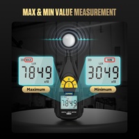 AUTOOL Capteur numérique intelligent Testeur de lumière LED Te301 Lux Illuminance Testeur pour voiture