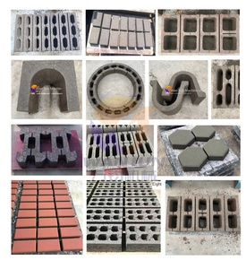 कम कीमत खोखली रेत ढालना सीमेंट कंक्रीट ईंट ब्लॉक बनाने की मशीन कीमत - Product Image 3