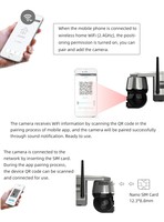 Caméra intelligente 4G PIX-LINK, protection de sécurité, détection de mouvement PIR sans fil, vision nocturne couleur, 360 Ptz, caméra solaire extérieure Wifi