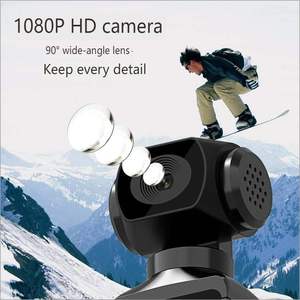 กล้องกีฬาพกพาพรีเมียมสีดำ 4K WiFi รุ่น 270 °   เลนส์หมุนได้ ป้องกันการสั่นไหว หน้าจอ IPS ขนาด 1.33 นิ้ว กันน้ำได้ลึก 50 เมตร กล้องแอคชั่น DV - Product Image 3
